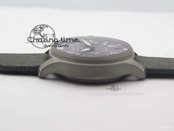 MIROTIME 0428 SunProtective Big Pilot Real PR IW500910 “Patrouille Suisse” ZF 1:1 Best Edition On Gray Nylon Strap 7278